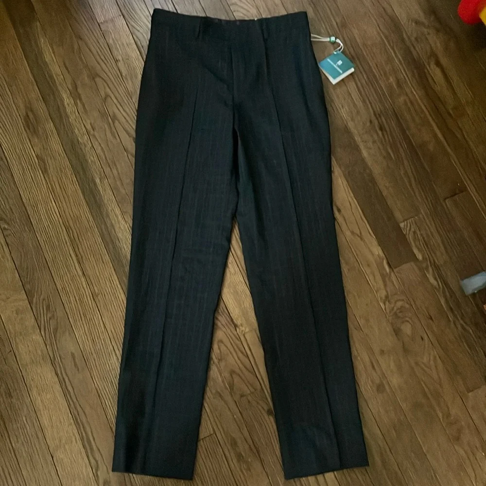 NWT B by Brooks Brothers charcoal gray dress pants